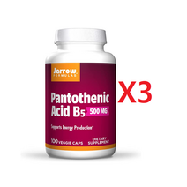 자로우 판토텐산 B5 500mg 100캡슐 3개