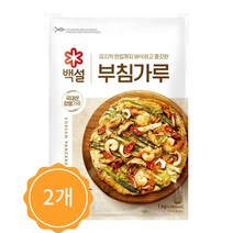 CJ 명절전 제사음식 생일 추석 설날 상차림 부침가루 마지막 한입까지 바삭 1kg, 2개