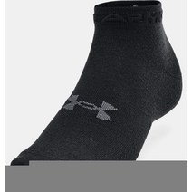 [언더아머 본사]유니섹스 UA 에센셜 로우 컷 삭스 3팩 1365745-001, Black-S