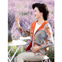 50대여성자켓 60대자켓 윈드 브레이커 중년 여성 간절기 아우터 재킷 외투 겉옷 점퍼 봄