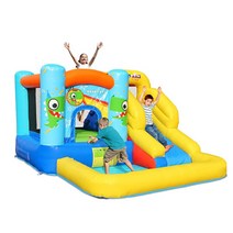 에어바운스 가정용에어바운스 트램폴린 미끄럼틀 에어캐슬 물놀이 키즈카페, 5503(전상용 PVC 소재 350X280X190cm