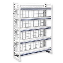 약국 편의점 진열대 상품 마트 곤도라 수납 펜트리 선반 매대, 높이150길이60폭18투명스트립6층