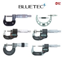 블루텍 외경마이크로미터 BD103-025 050 075 100 아날로그 캘리퍼스 두께게이지 측정, 1개