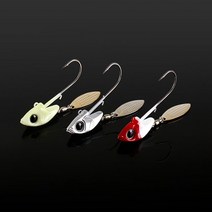 다미끼 리그 지그헤드 루어소품, 레드헤드, 1oz