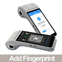 카드 포스기 POs 이지체크 단말기 신화포 POS PDA 안드로이드 휴대용 터미널 프린터 티켓 소기업 전문 상, 02 Add Fingerprint_01 EU 플러그