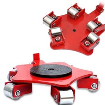 도비 캐스터 카고 트롤리 대형기계 운반구 건설 공장, 3톤드럼/360도