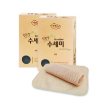 자연으로 친환경 원료로 만든 수세미, 2개입, 7개