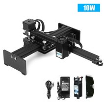 레이저각인기 cnc 레이저 조각 기계 5500mw-40w 레이저 조각사 나무 프린터 조각가 목공 도구 로고 마크 조각 스테인레스 스틸, 10w