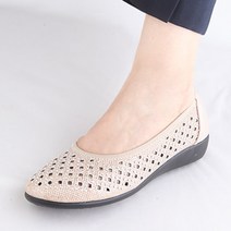 초경량 가벼운 엄마 할머니 펀칭 단화 여름 신발 70대