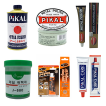오토솔 브이텍 피칼 광택제 금속 가죽 스테인리스 연마제 왁스 스텐 크롬 황동 신주 당구공, 피칼_금속광택제 (튜브/150g), 1개
