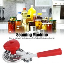 원형실링기 과자봉지밀봉 미니 가정용 고주파 비닐밀봉기 tin manual can machine sealer beader press sealing glass 손 도구 glass, 1개