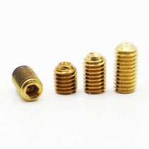 M2.5 황동 무두 볼트 DIN916 육각 소켓 헤드 나사 스크류, M2.5 (10pcs), 5mm