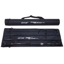 Goture-Xceed 1.98-3.6m 후지 가이드 링 카본 스피닝 캐스팅 낚싯대 M/MH 파워 루어 로드 4 피스 여행용 튜, 01 Black_10 Spin-2.1m-M-FUJI