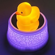 인테리어소품-LED 회전 오르골 뮤직박스 만들기(노란 오리)