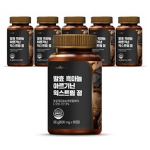 퍼펙토 발효 흑마늘 아르기닌 익스트림 정, 60정, 36g, 6개