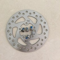 2Pcs MTB 금속 브레이크 패드 120mm 디스크 키트 Mijia M365 프로 전동 스쿠터 부품 교체 수리 액세서리, 03 brake disc screw
