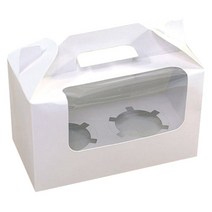 이홈베이킹 머핀창박스 2구 6p, 3개, 화이트