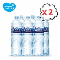 동원F&B 동원샘물 생수 2L 12병(6병x2팩), 단품없음