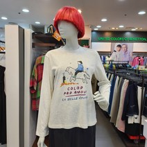 베네통 프린트티셔츠(BATSA3351)