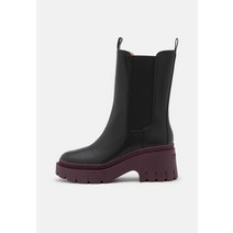 Coach ALEXA BOOTIE - Platform boots black/deep berry