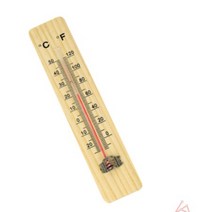 원목 온도계 화씨 섭씨 아날로그온도계