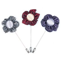 미라클세븐 M7 남자 폼폼 코사쥬 정장부토니에 에나멜 브로치