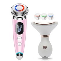 얼굴 마사지 기계 RF 얼굴 리프트 장치 LED 무선 주파수 피부 회춘 주름 제거 얼굴 리프팅 목 슬림한 기계, 02 as show