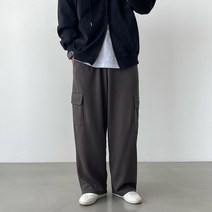 빠델 카고 롱 와이드 트레이닝 밴딩 팬츠