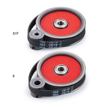 rc카부품 YEAHRUN-Moter 기어 벨트 드라이브 변속기 시스템 3.17/5.0mm 1/10 RC 크롤러 자동차 축 SCX10 및 II 90046 업그레이드 부품, [06] 3.17mm and 5.0mm