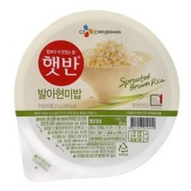 햇반 발아현미밥 210gx24개, CJ제일제당 햇반 발아현미밥 210, 24개, 210g