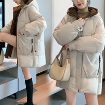 [바니드] 여성 패딩점퍼 겨울점퍼 두꺼운 면화 후드자켓 데일리룩 따뜻한 0893