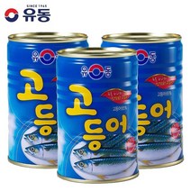 [유동] 고등어 통조림 400g, 3개