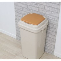 주방이모 리드 휴지통 100L 대용량 종량제 대형 사각 휴지통 분리수거 주방 쓰레기통, 다크블루