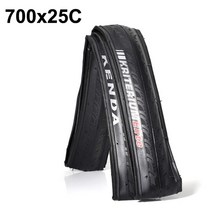 KENDA 자전거 타이어 60TPI 700C * 23C 펑크 방지 도로 25C 초경량 사이클링 낮은 저항 접이식 와이어, 02 K1018 700x25C fold