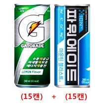게토레이240mlx(15캔)+파워에이드240mlx(15캔) / (사은품증정), 30캔/(사은품증정), 240ml