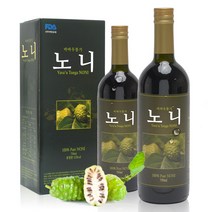 바바우통가 자연숙성 노니 무농약 화학무첨가 자연산 노니 원액 100%, 750ml 2병