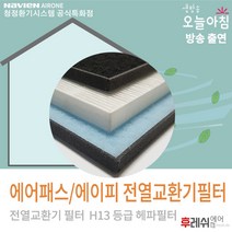 에어패스에이피 아파트강제환기장치필터 전열교환기후레쉬에어, AP-0200LO(550×550×250):방문교체(선배송후 기사방문15000원현장지급)