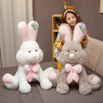 코스트코 대형 토끼인형 버니바니 대왕 애착 인형, 그레이, 130cm