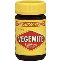 VEGEMITE SPREAD 베지마이트 호주 국민 건강 야채 저가당 스프레드 잼 280g, 1개