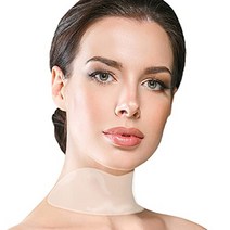 유럽 Blumbody 목 주름 패치 - 재사용 가능한 실리콘 목 주름 패드 2개 - 주름 치료 및 예방 넥 크림 로션 목주름 아이 멀티 밤