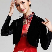 브라이덜샤워 셀프웨딩 촬영 본식 화이트 블랙 퍼플 긴 소매 웨딩 재킷 벨벳 신부 볼레로 Shrugs 여성 파티