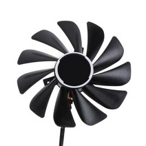 95mm FDC10U12S9-C 4Pin 조용한 VGA 팬 그래픽 카드 냉각 Radeon RX 5700 12V 0.45A B 전원, 한개옵션0