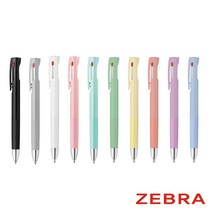 [무료각인] 제브라 블렌3색볼펜 05 07 단체선물 (스모키 컬러 추가), 1개, 0.5mm/스모크블루