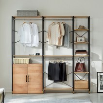 상도가구 모던하임 2000 도어형 수납 행거, 아카시아