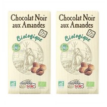 CHOCOLATES SOLE 쇼콜라떼 솔레 73 프로 카카오 아몬드 다크 초콜릿 Dark chocolate almonds 150g 2개, 1세트