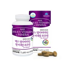 비타민하우스 여성 멀티 비타민 여자 종합 초이스 20대 30대 40대 50대, 90정, 800ml