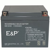 이앤피 E&P 연(납)축전지 KB12240 (12V 24AH)