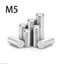 304 스테인레스 스틸 원통형 핀 위치 맞춤 핀 M5 평행 핀 패스너 솔리드 실린더 6-80mm 고정 샤프트 솔리드, 08 M5x20mmx25Pcs