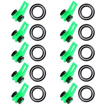 10 개 플라스틱 낚시 후크 보안 키퍼 홀더 루어 액세서리 지그 후크 낚싯대 도구 미끼 주조에 대한 안전 유지, 07