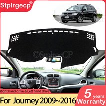 자동차커버 닷지 여행용 JC 피아트 프리몬트 2009 2016 SRT RT 미끄럼 방지 매트 대시 보드 패드 차양 대시 매트 보호 카펫 자동차 액세서리, 1. Black, 1. Right Hand Drive